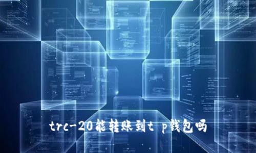 trc-20能转账到t p钱包吗