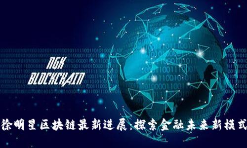 徐明星区块链最新进展：探索金融未来新模式